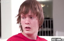 MILF stepmom enjoyed anal sex by stepson after she sucked his big dick